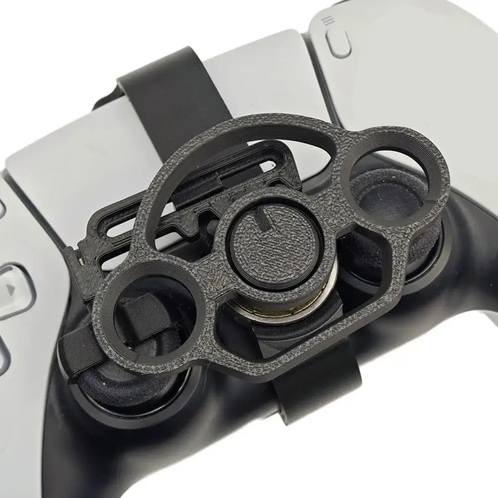 Ps5 슬림 레이싱 게임 액세서리 용 게임 컨트롤러 스티어링 휠 3D 인쇄 핸들 스티어링 휠 부착물