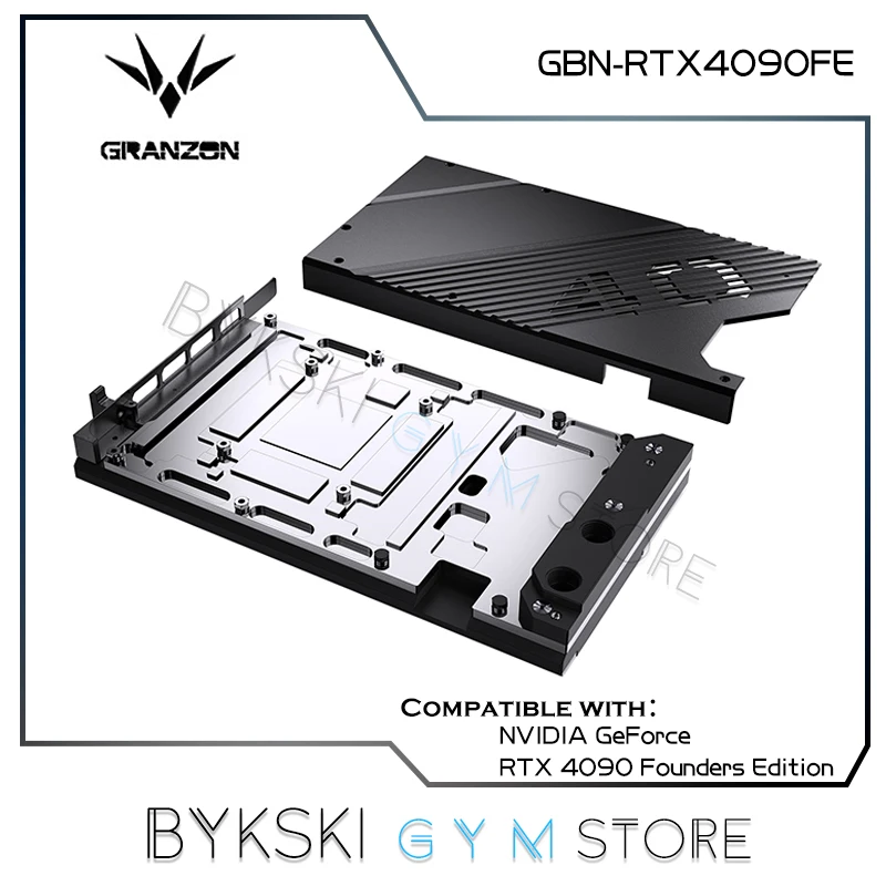 Bykski 4090 Gpu Water Block Per Scheda Fans Edition Nvidia Geforce Rtx 4090(Fe), Raffreddamento Ad Acqua Di Raffreddamento Vga, Gbn-Rtx4090Fe
