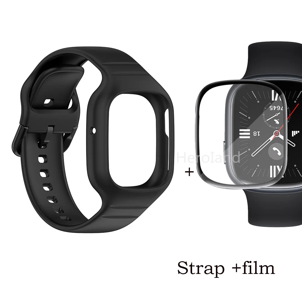 Sport Silicone Smartwatch Wristband - Premium Strap and Bracelet Accessories, 2-in-1 Design