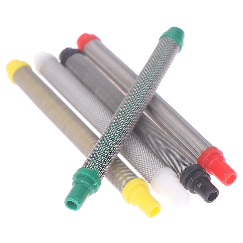 

5pcs Spray Gun Filter Spraying Machine Accessories Airless Filter Airless Paint Parts 30-200 Mesh Airless Paint Parts Filter