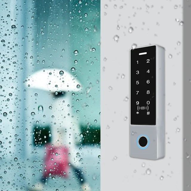 New Metal IP65 Waterproof Fingerprint Standalone Door Access Control System With RFID Card Reader 5