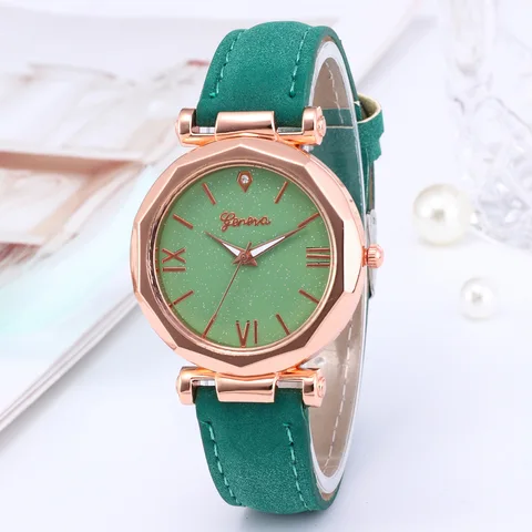 NEW Women Watch Luxury Quartz Alloy Wrist Watches Fashion Casual Imitation Leather Belt Watch Simple Ladies' Small Clock