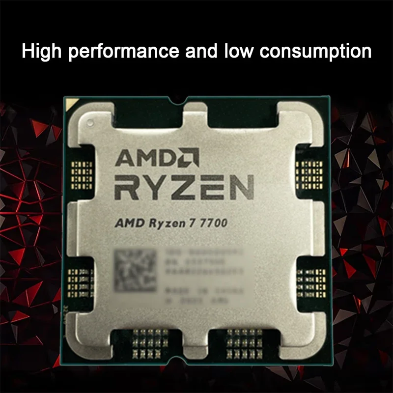 AMD 라이젠 7 7700 언락 데스크탑 게이밍 프로세서 8코어 16스레드 5.3GHz AM5 CPU 트레이 타입 (오리지널 리테일 패키지 없음)