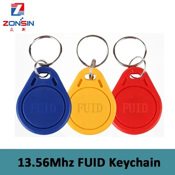 FUID 태그 일회성 UID 변경 가능 블록 0 쓰기 가능, 13.56Mhz RFID 근접 keyfobs, 토큰 키 복사 복제, 로트당 5 개