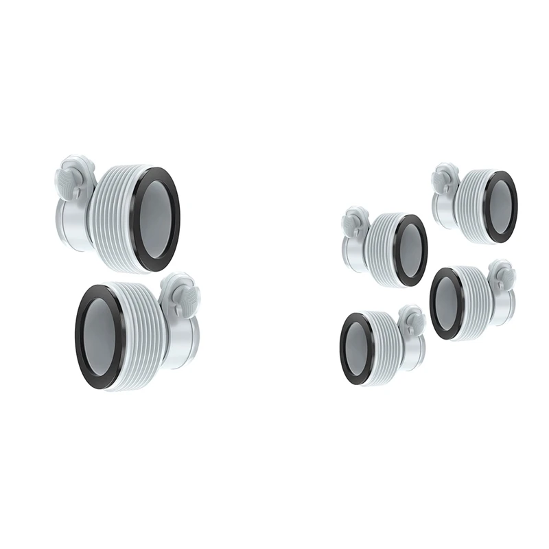 

Top!-1.25Inch To 1.5Inch Hose Adapters For Intex Pool,Hose Conversion Adapters B Kit To Filter Pumps And Saltwater System