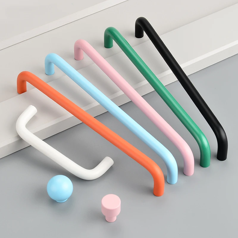 U Type Kitchen Cabinet Handles 128mm furniture handles,kitchen door handles for Drawer Cupboard Children's Room Closet Pull