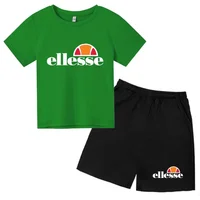 3-12 ans, garçons, filles, tout-petits, manches courtes + shorts, vêtements imprimés de lettres, ensemble sportif décontracté deux pièces 6