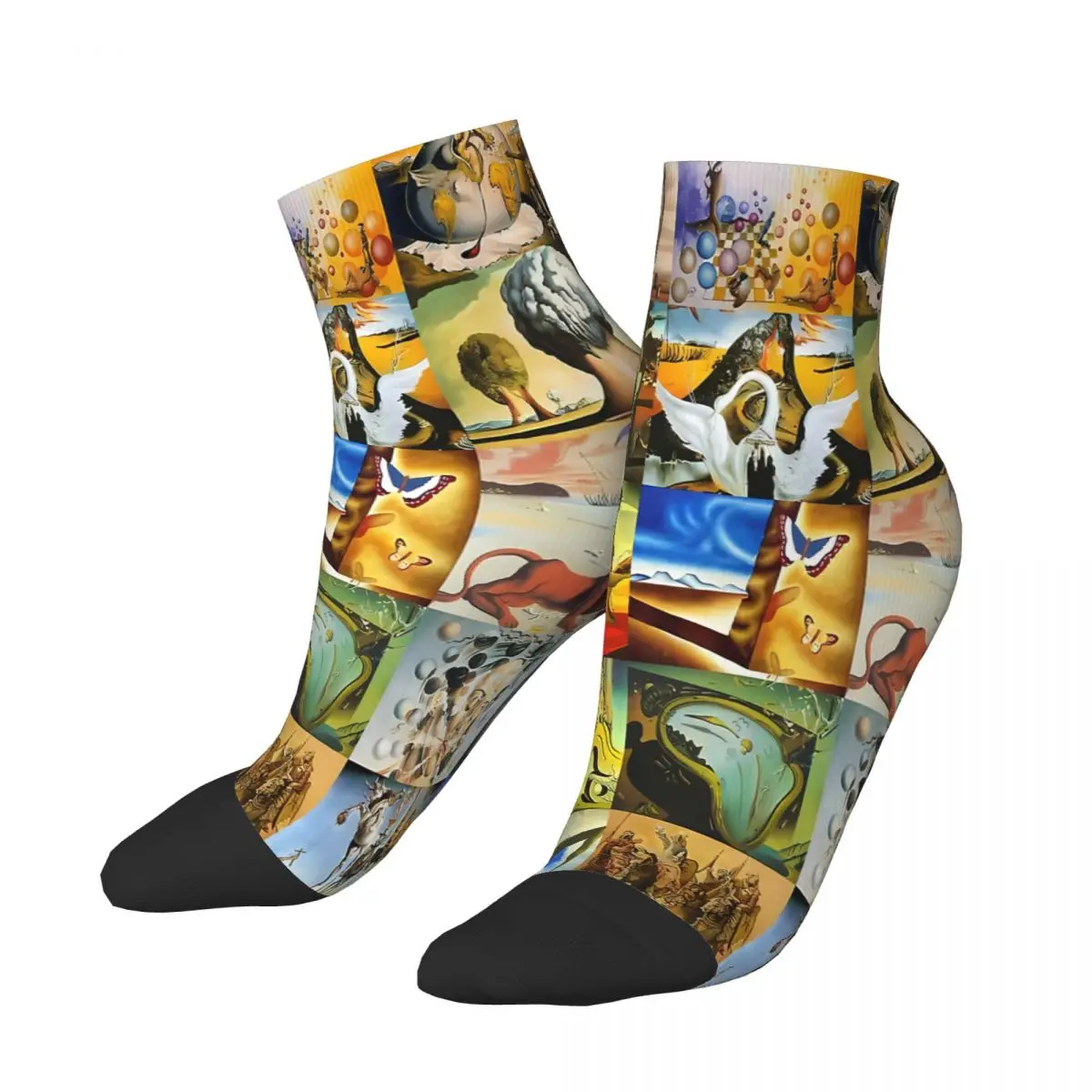 

Salvador Dali Ankle Socks Male Mens Women Autumn Stockings Hip Hop