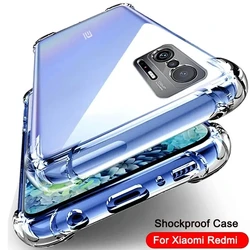 Shockproof Transparent Soft Clear Back Phone Case for Redmi Note 11s 5G