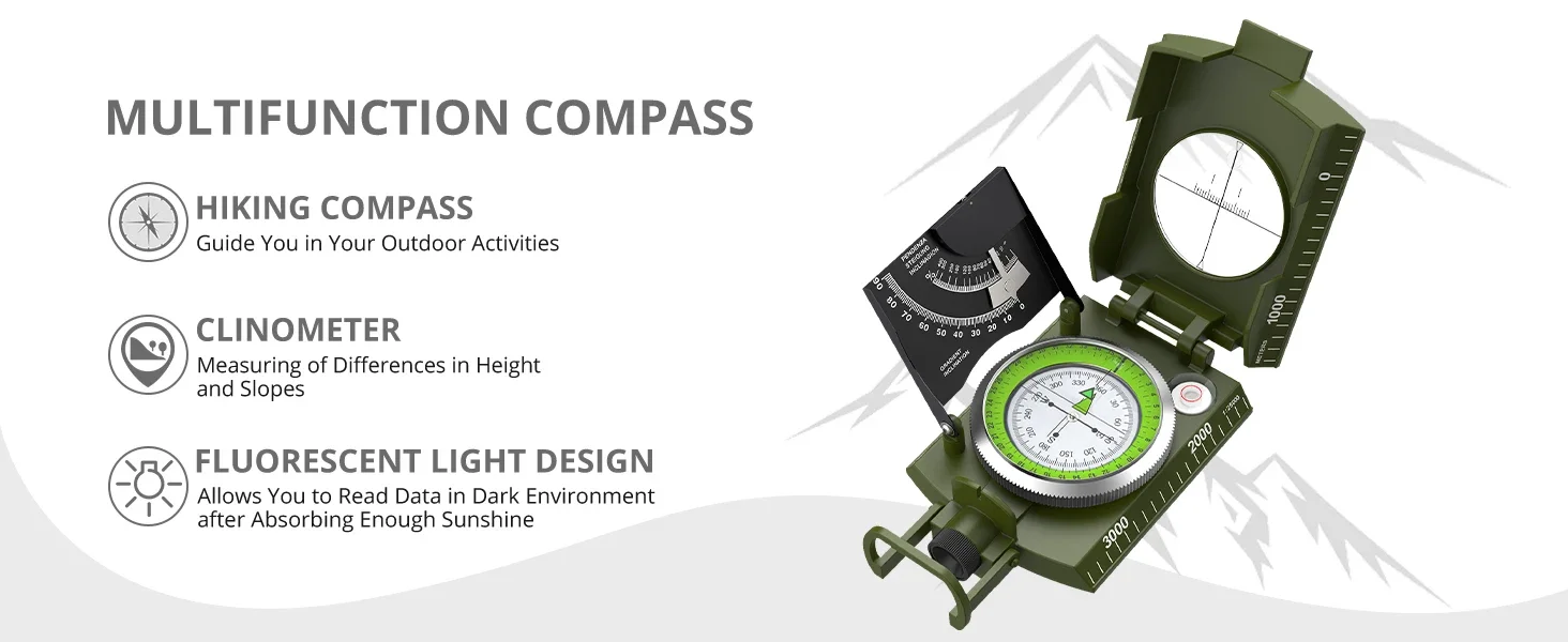 hiking compass