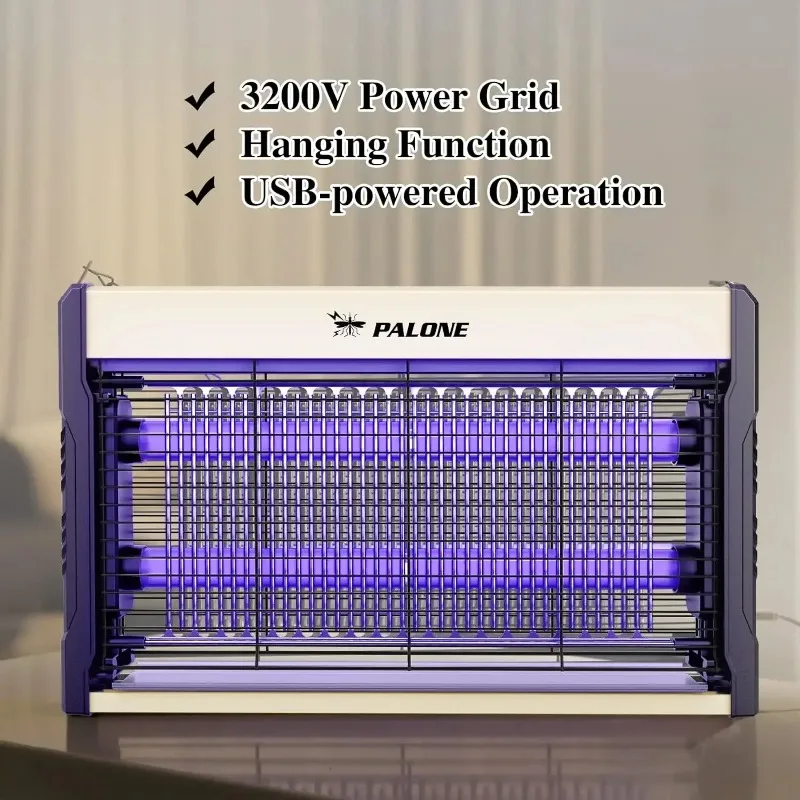 Mosquito Killer 3200V Electric Insect Killer Indoor Hanging Chain Insect USB Household Outdoor Electric Mosquito