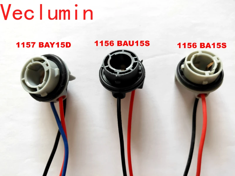 

1156 BA15S Adapter Car Auto Led Bulb Socket Connector Pre-wiring Plug Female Adaptor Holder 1157 BAY15D BAU15S Led Adapter