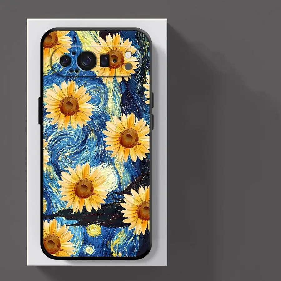 Van Gogh Sunflower Art Phone Case Cover