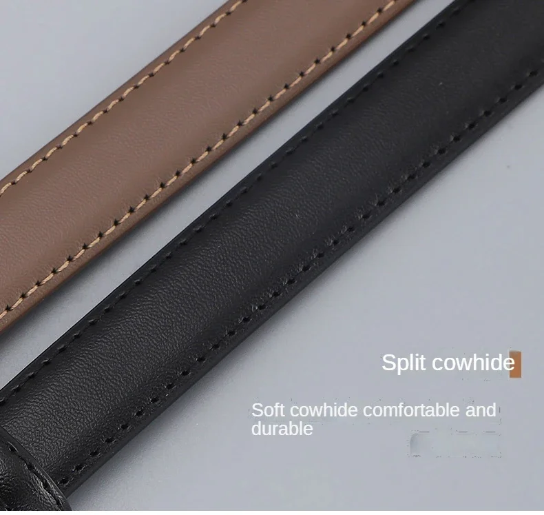 Women's Thin Leather Belt Personalized Alloy Buckle Simple Fashion High Quality Waistband Decorate Belt with Jeans Coat