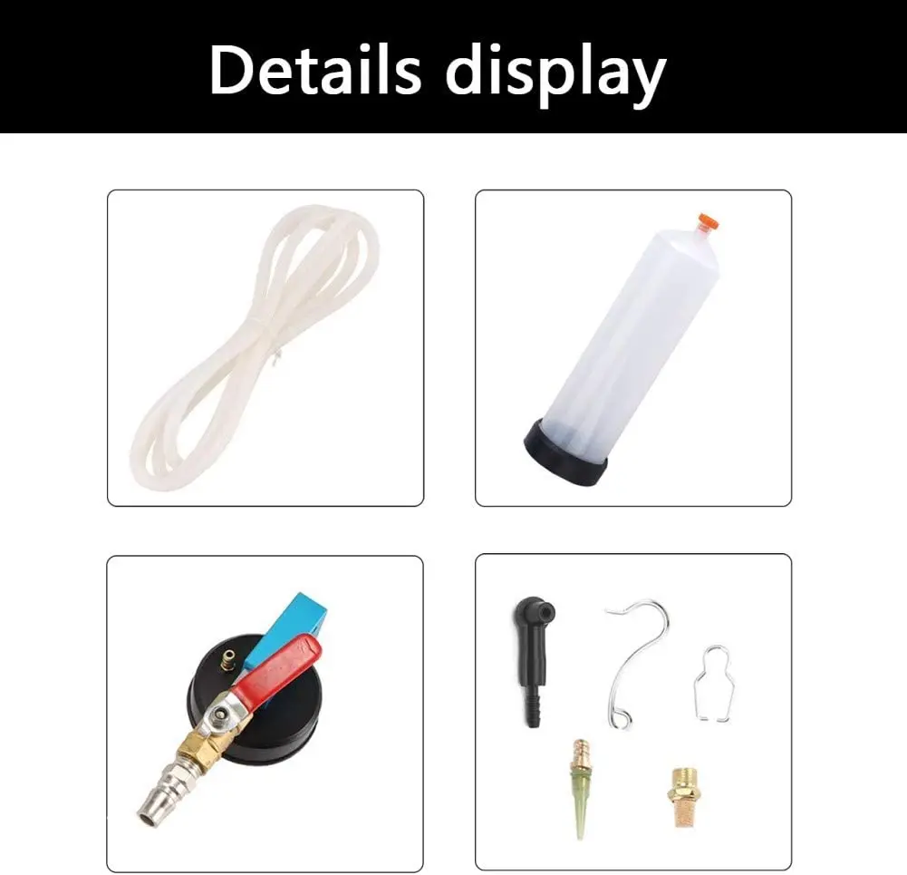 Brake Bleeder Kit Professional Car Brake Fluid Oil Change Extractor Tool Syringe Pump Transfer Fuel Dispenser Vacuum Bleeder