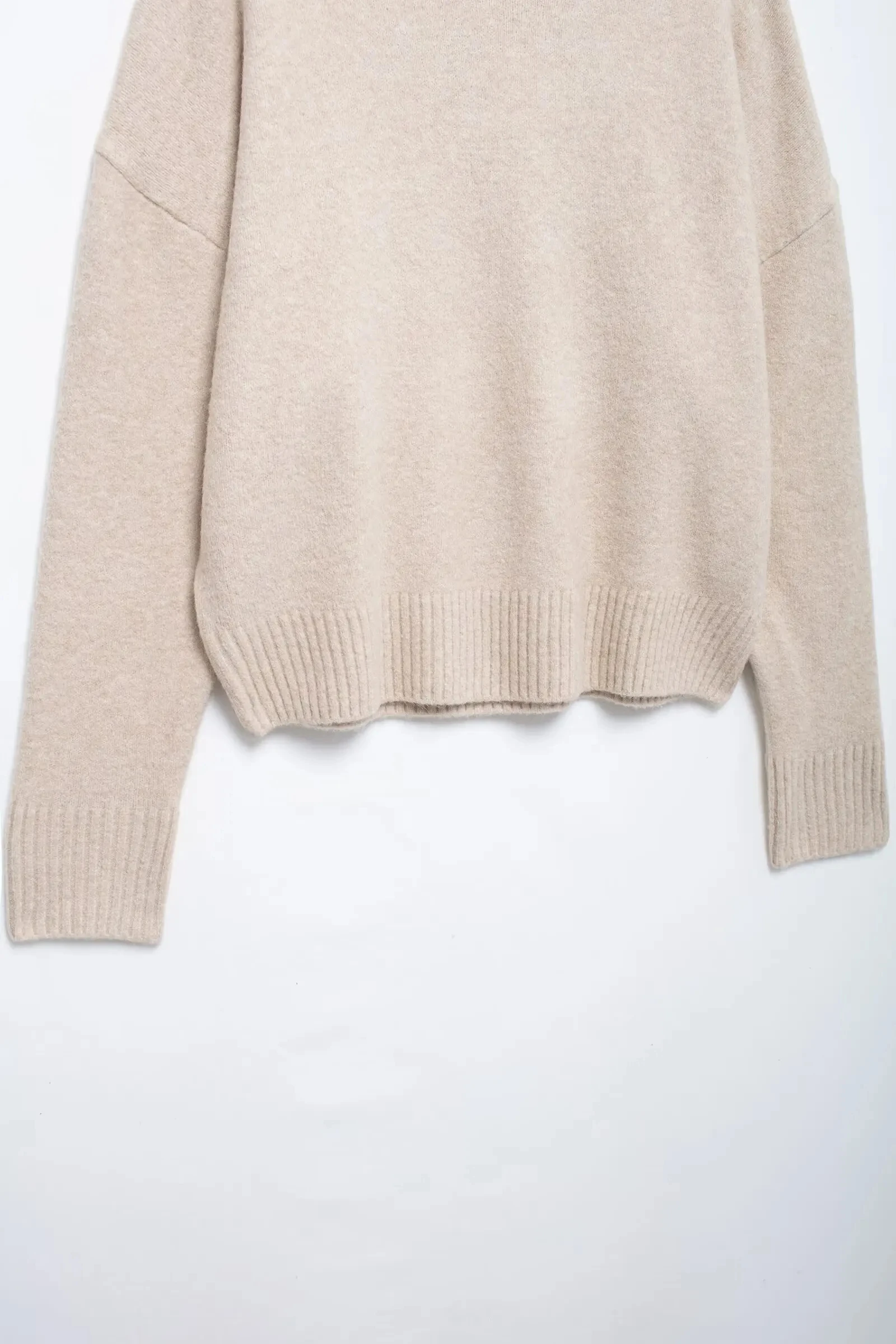 2023 herbst Winter Frauen Grau Pullover Pullover Weibliche Lange Hülse Lose Stricken Jumper Oansatz Gestrickte Übergroßen Oberbekleidung – Detail 31