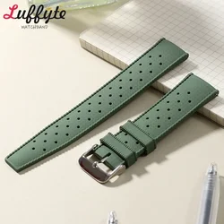 Breathable Soft Rubber Quick Release Sports Silicone Wristband - 18mm (Green)