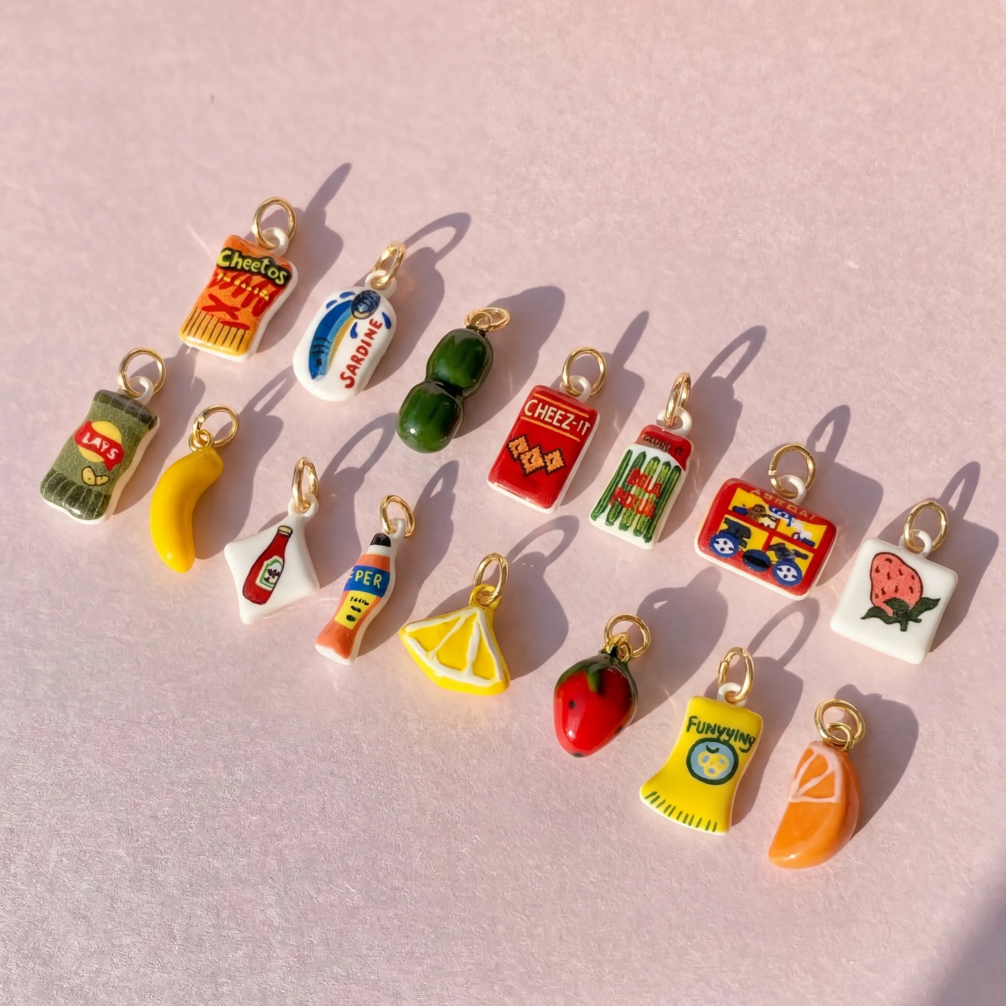 18K Gold-Plated Aesthetic Shoe Charms for Women's Clog Decoration
