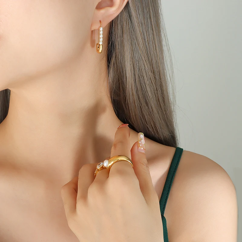 

CINSY Jewelry Stainless Steel Earrings Jewelry For Women Kolczyki Brincos Piercing Christmas Aretes Earrings For Women Pendiente