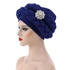 African Turban Cap for Women Headwear for Wedding Party Female Head Wraps Bonnet Headband Hat New Fashion
﻿ 4