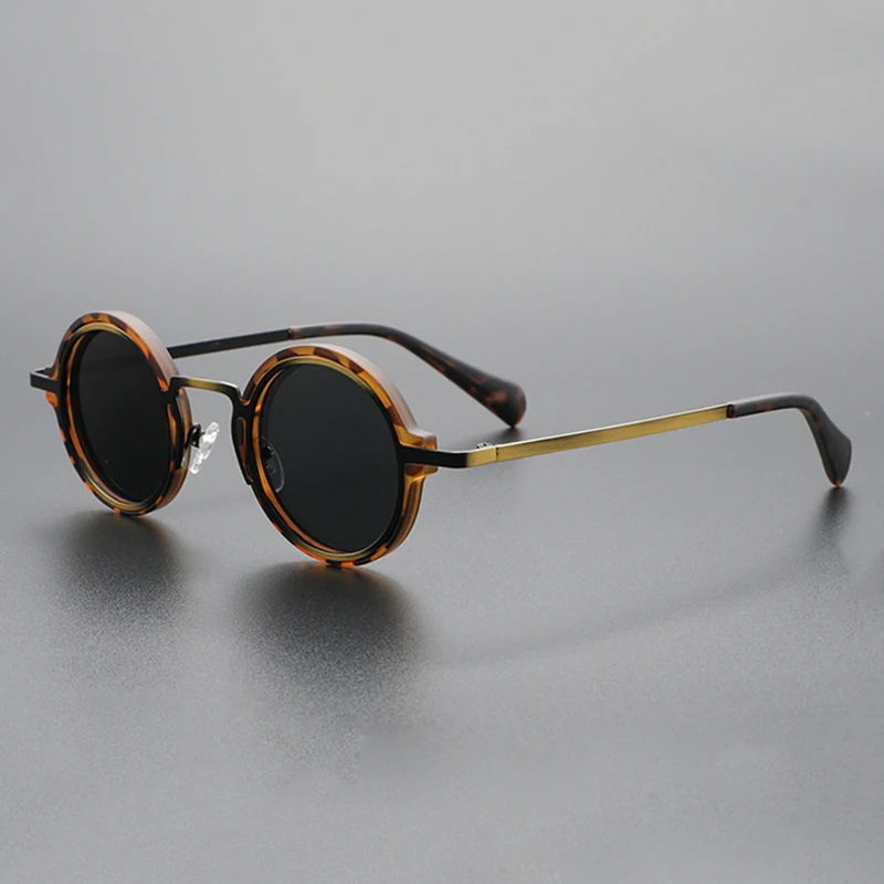 Polarized Sunglasses Men Women Vintage Small Round Sun Glasses