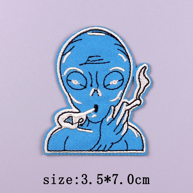 Нашивка з міцними тваринами Акула орангутанга Нашивка з вишивкою Нашивки для одягу Термоклейкі нашивки на одязі Значки своїми руками