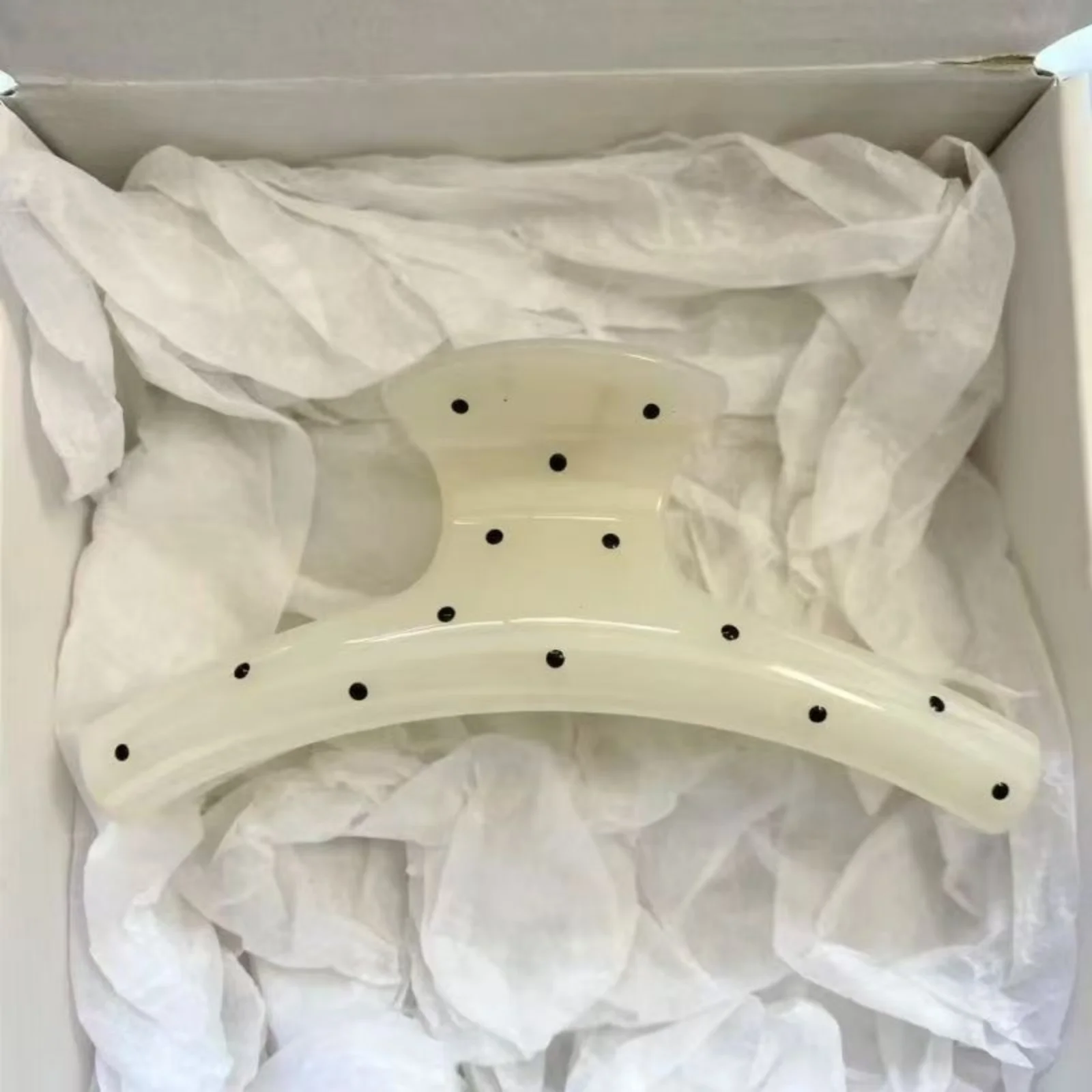 1PC　Women's Geometric 1PC　Hair Clutches, Transparent Acrylic Material, Trendy Hair Grips for Stylish Daily & Party Looks