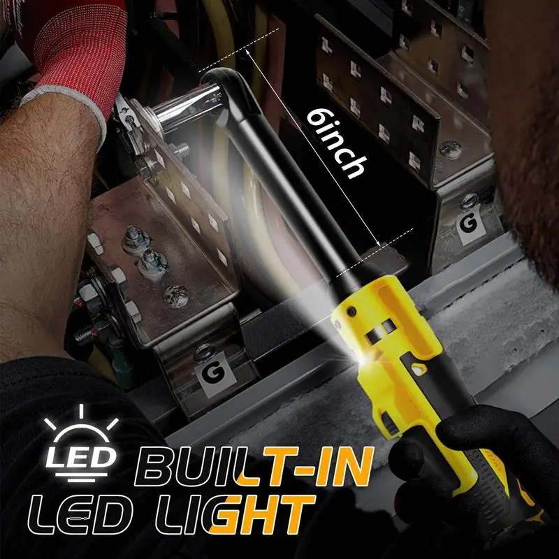 Extended Electric Ratchet Wrench FOR Makita For Dewalt Cordless Ratchet Wrench 3/8 Inch Electric Removal Ratchet With 10 Socket