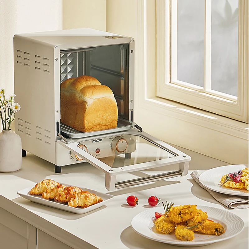 Household Electric Oven Desktop Mini Large Capacity Multifunctional Baking Bread Barbecue Machine Precise Temperature Control