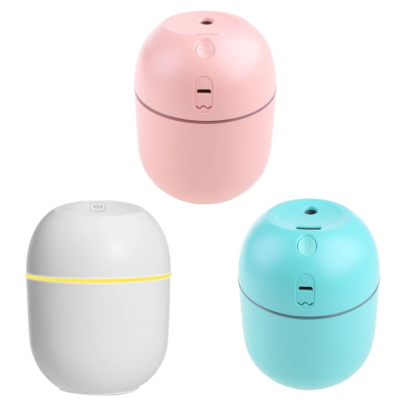 

Portable 220ml Micro Electric Air Humidifier Air Diffuser USB Cool Sprayer with Night Light for Home Dropship