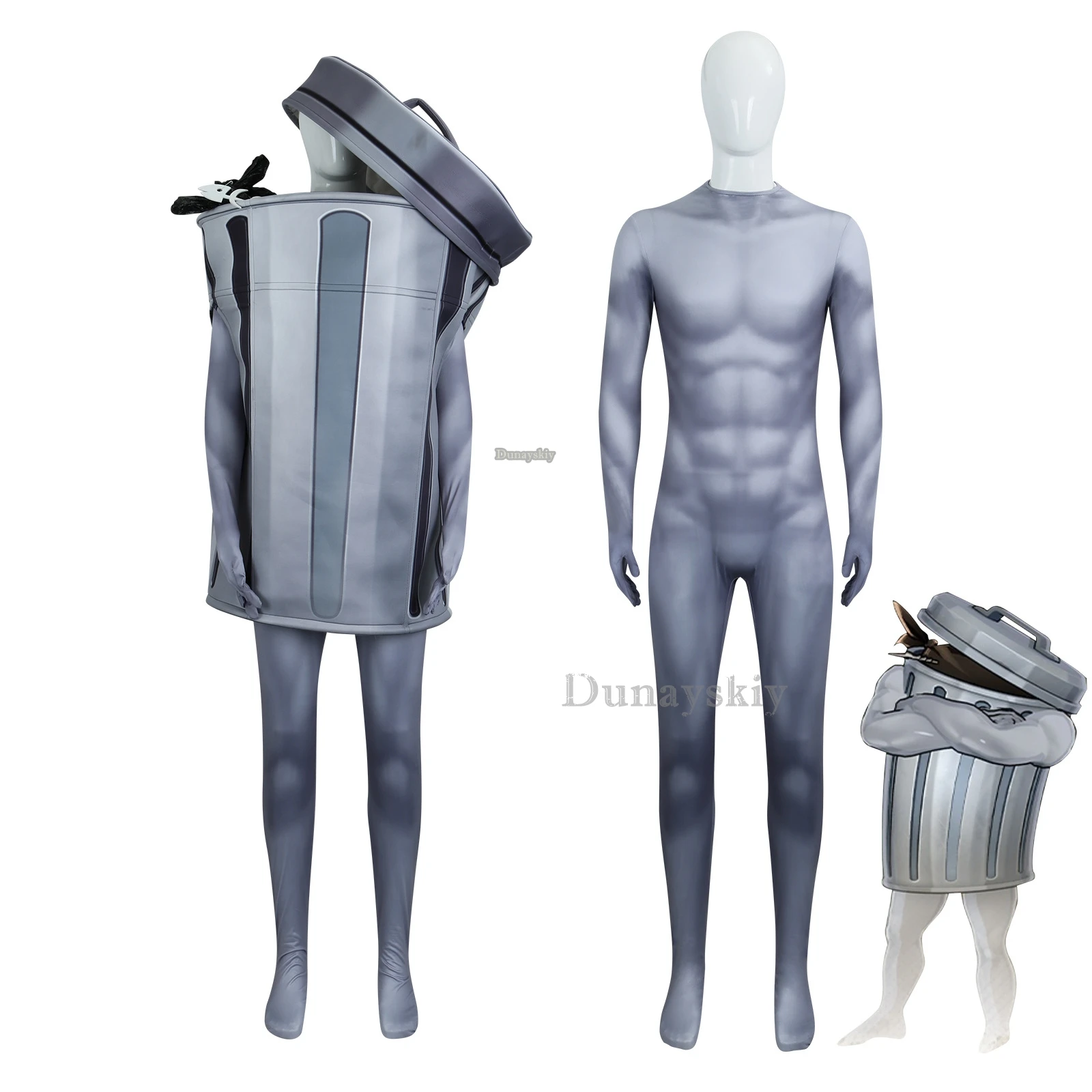 

Lordly Trashcan Game Anime Honkai: Star Rail Cosplay Costume Clothes Uniform Cosplay Funny Play Lordly Trashcan Halloween Party