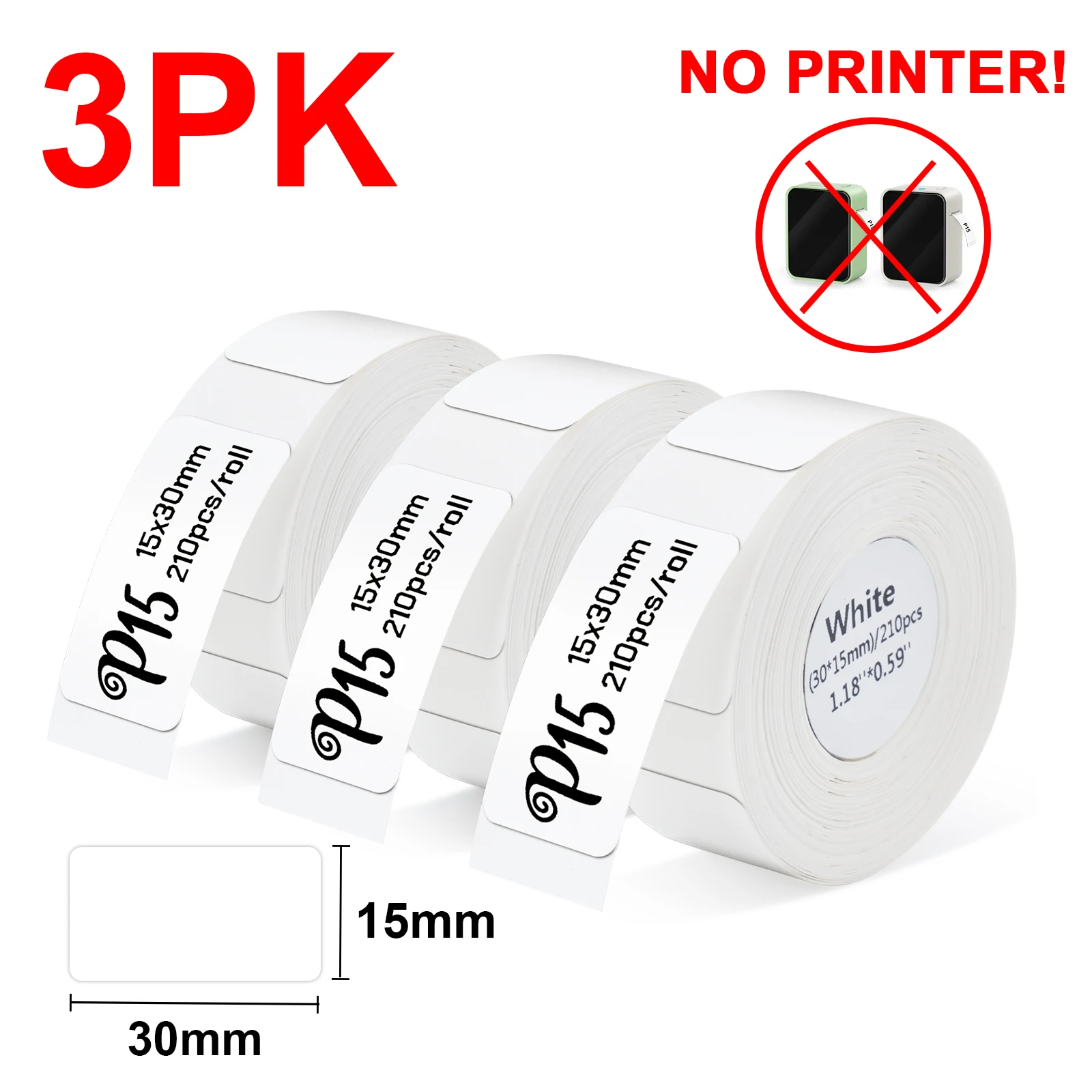 Compact Wireless Bluetooth Label Printer - Portable Thermal Label Maker