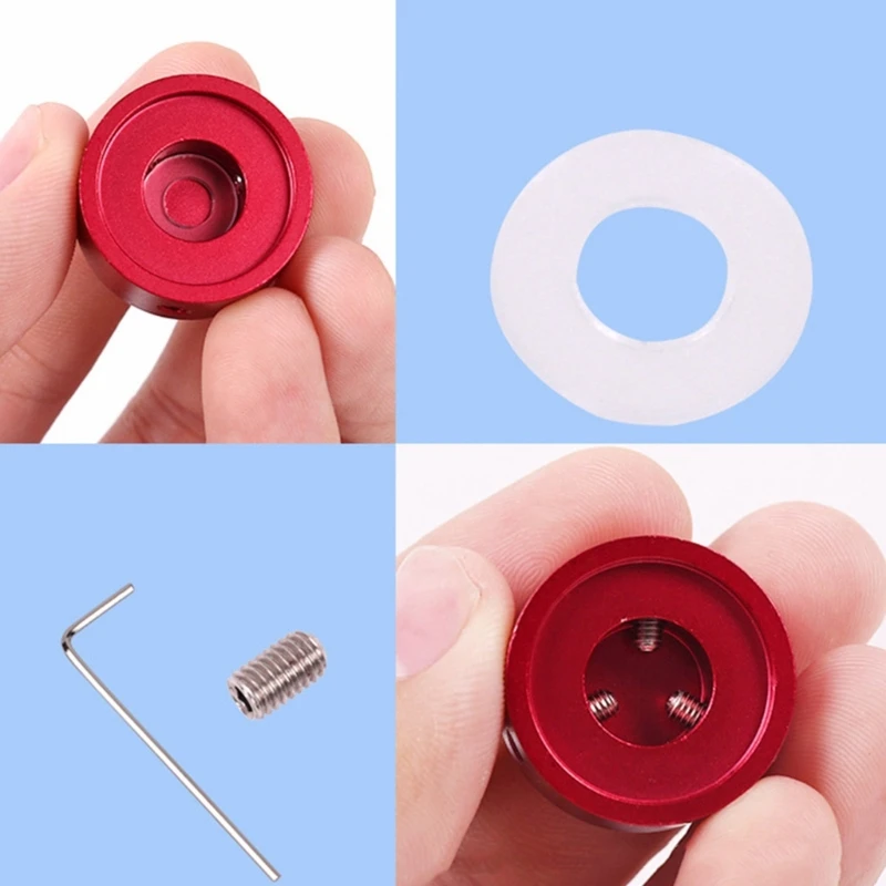Guitar Pedal Topper Aluminum Alloy Guitar Effect Pedal Footswitch Toppers Foot Protections Caps G99D