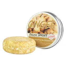 Herbal Ginger & Polygonum Shampoo Bar - Cold Processed, Pure Plant Formula for Hair Care