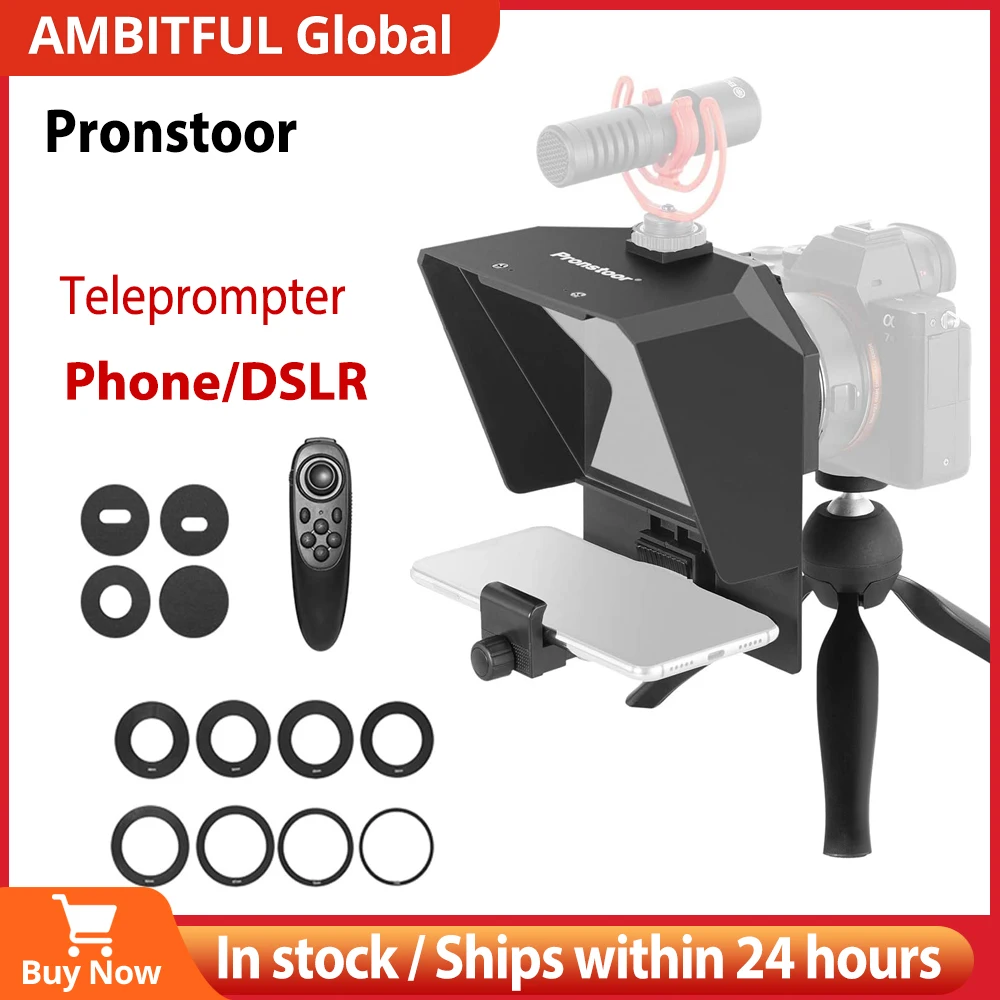 Teleprompter Video Camera Teleprompter Dslr Camera Prompter Video