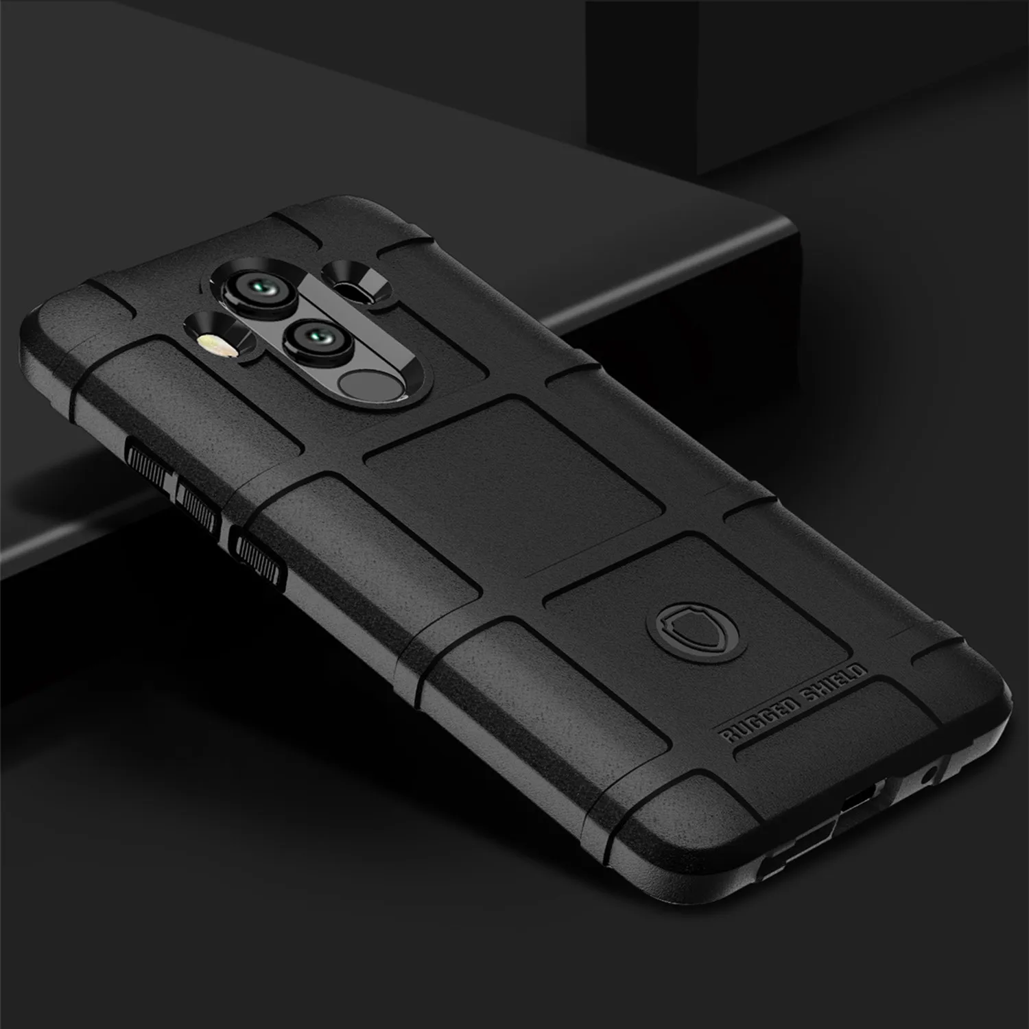 Armor Matte Shockproof Shield Back Cover - Heavy Silicone Phone Case