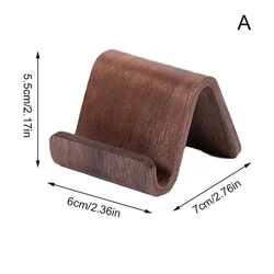 Solid Wood Portable Phone and Tablet Stand (A)