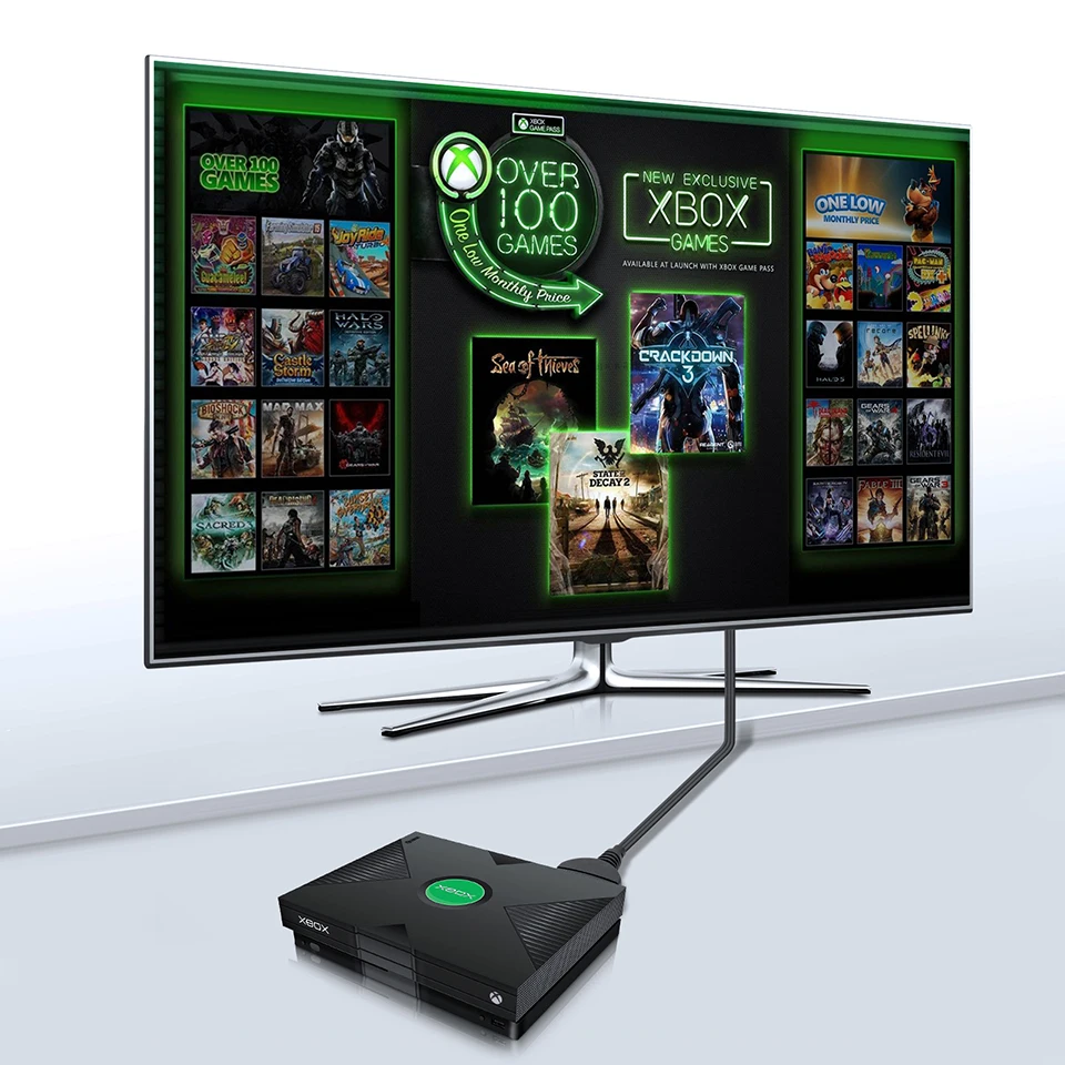 오리지널 Xbox 게임-HDMI 비디오 오디오 변환기 어댑터, 1080P Xbox-HDMI-호환 케이블, 오리지널 Xbox 게임 모니터 용