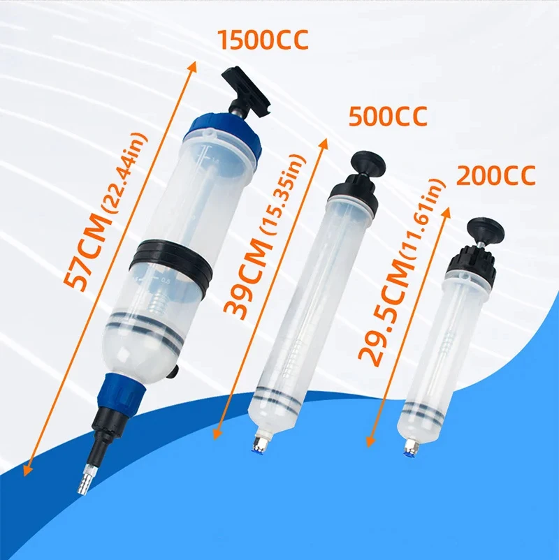 100/200/500/1500 ml Öl Spritze Pumpe Spritze Flüssigkeit hand Öl Extractor Pumpe Automobil Kraftstoff Transfer Brems Flüssigkeit Motor – Detail 9