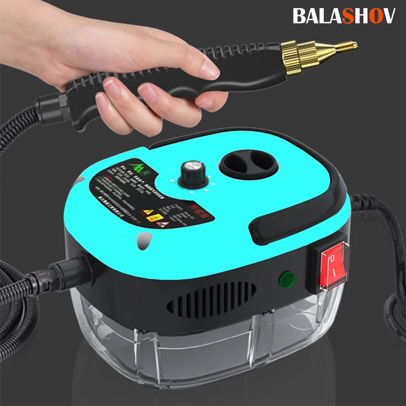 Bakaji stoomreiniger draagbaar vermogen 1050 W tank 360 ml temperatuur 100 graden met 3 accessoires reiniging huis incl