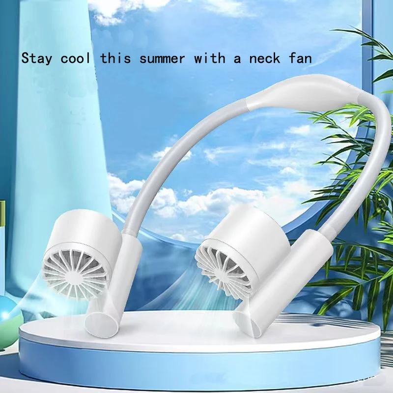 Neck Fan, USB Rechargeable Portable Mini Fan for Office, Home, Travel, and Outdoors