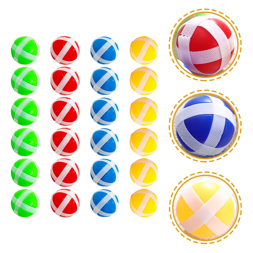 Sticky Ball Toy Children Balls Plastic Accessories Hook and Loop Kids Fabric Board 4