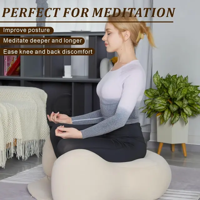 inflatable pillow inflatable air cushion Large Meditation Cushion for Zafu Yoga make yoga unchable yog 5
