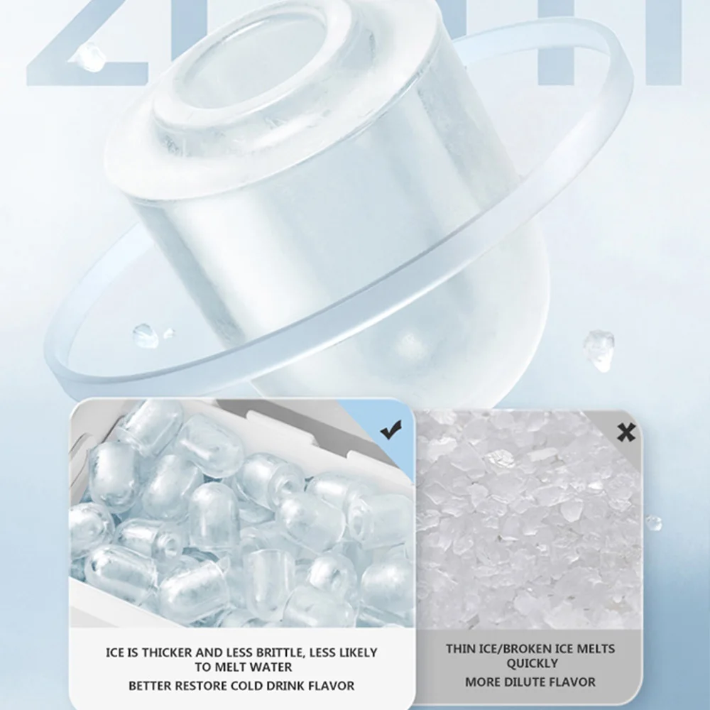 Commercial Ice Maker Automatic Ice Machine Household Intelligent Kostki Do Lodu Cubo Hielo Mini Bar