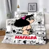 Hot Comics Cute Mafaldas Printed Blanket Picnic Blankets Warm Blanket Soft and Comfortable Blanket Home Travel Birthday Gift 6