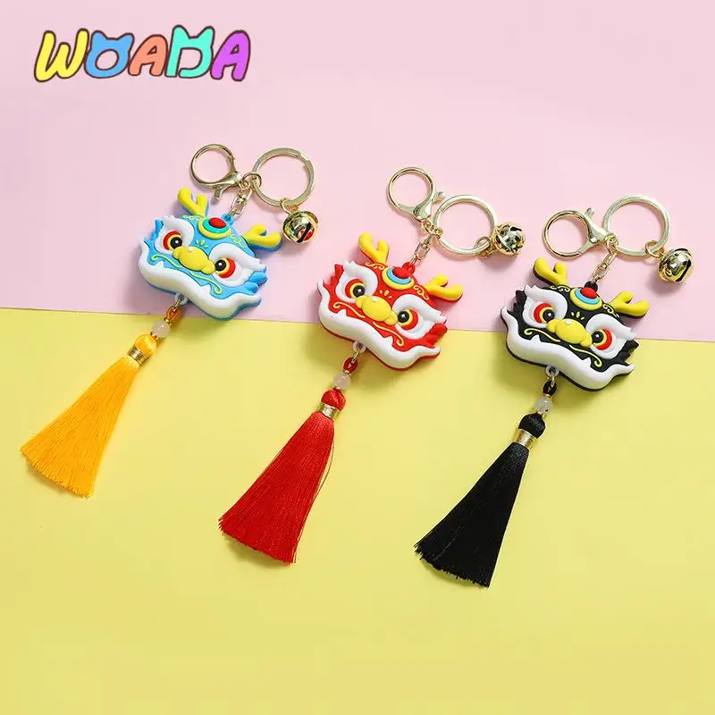 

Mobile Phone Accessory 2024 Lucky Dragon Keychain Cute 3d Cartoon Chinese Dragon Pendant For Backpack Decor Birthday New Year