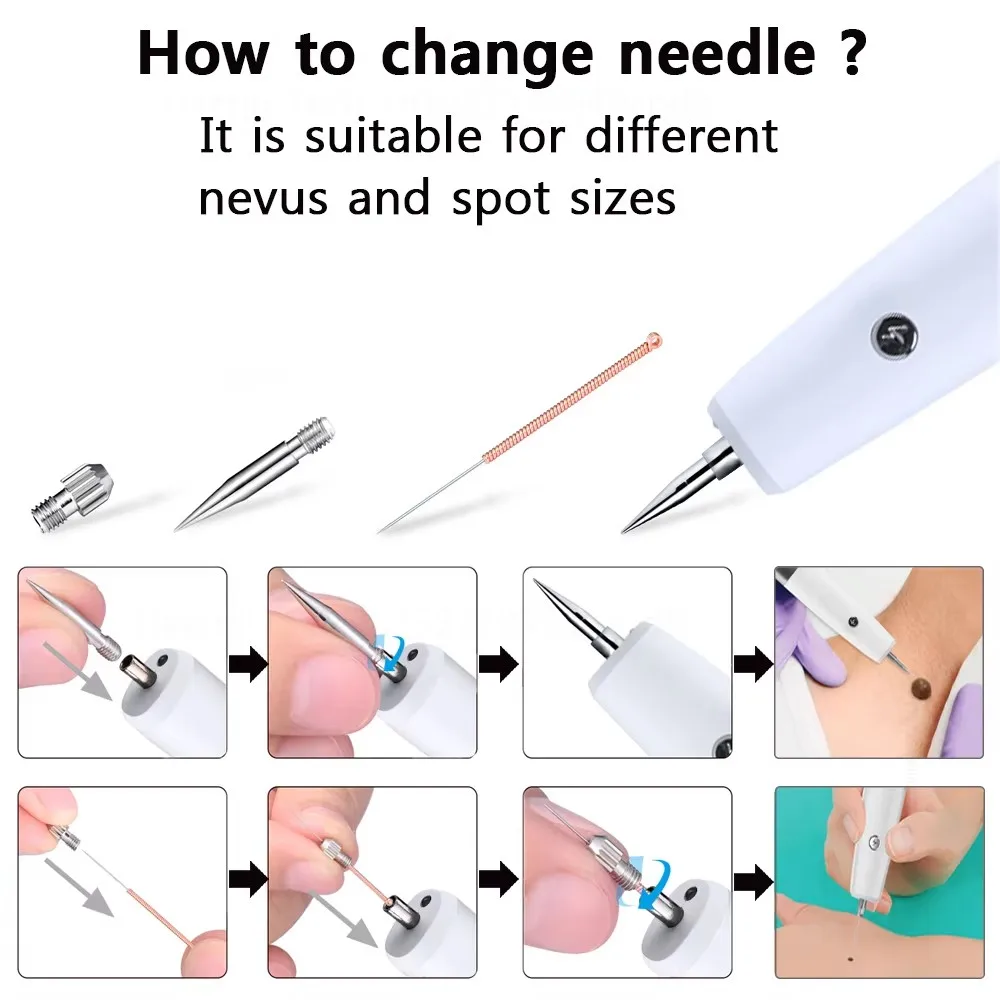 Skin Tag Remover 15 Level Laser Plasma Pen Freckle Mole Warts Removal Lcd Nevus Tattoo Black Spots Remover Blemish Removal