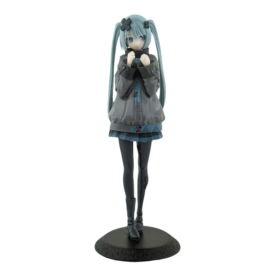 8-Inch Hatsune Miku Collectible Anime Action Figure - Kawaii Miku Toy Christmas Gift