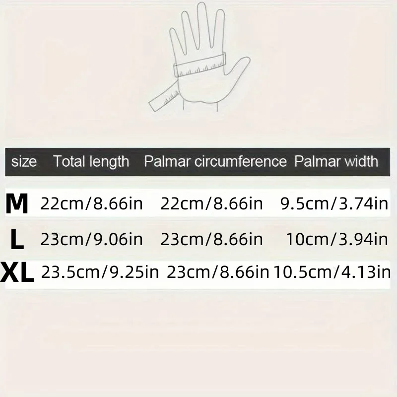 Autumn Winter Warm Cycling Gloves Thermal Outdoor Sport Running Bicycle Ski Gloves for Camping Hiking Motorcycle Gloves Men 4