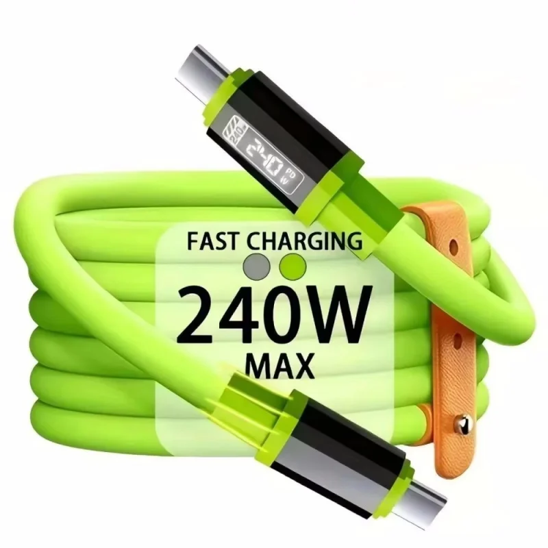 High-Speed 240W USB-C Fast Charging Cable with PD Technology